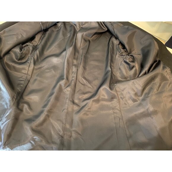 L.L. Bean Mens Black Wool Blazer Size 44 - Picture 3 of 10